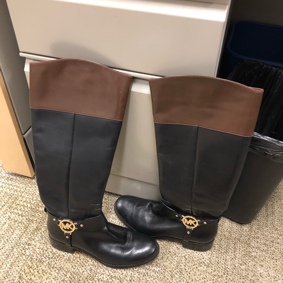Michael Kors Shoes - Leather riding boots